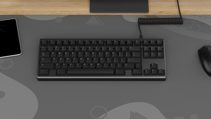 PBT Grey On Black